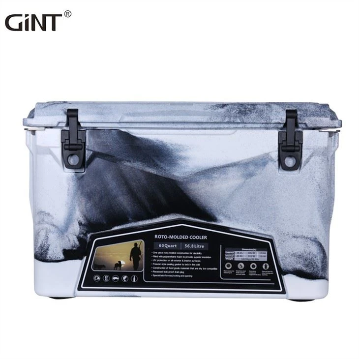Loj Hard Ice Cooler Box Rau Khoom Noj