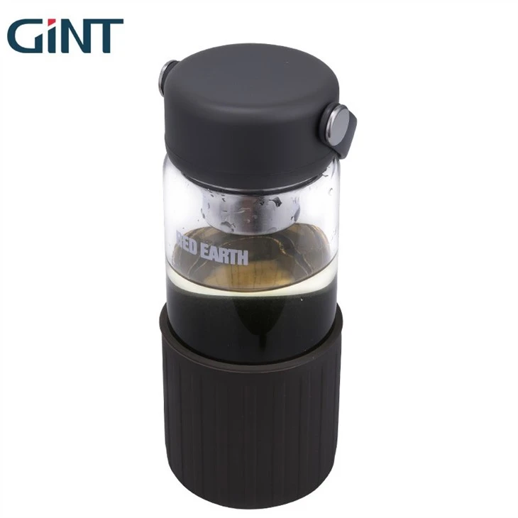 Bottle With Silicone Sleeve