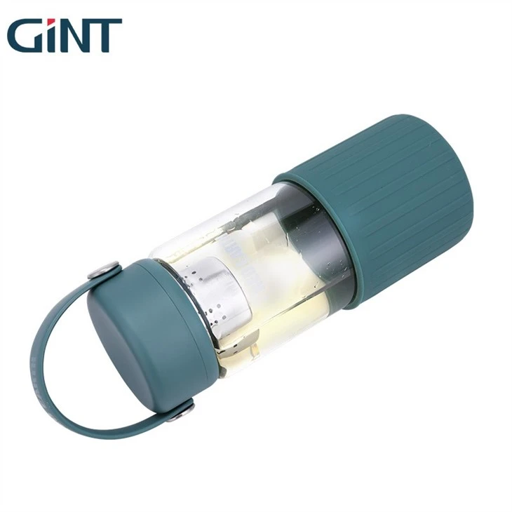 Multi Colors Leakproof Glass Tea Infuser Water Bottle Cups For Loose Leaf Tea Manufacturers