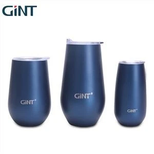 Egg-Shaped Reusable BPA-Free Stainless Steel Vacuum Insulated Water Tumbler Cup