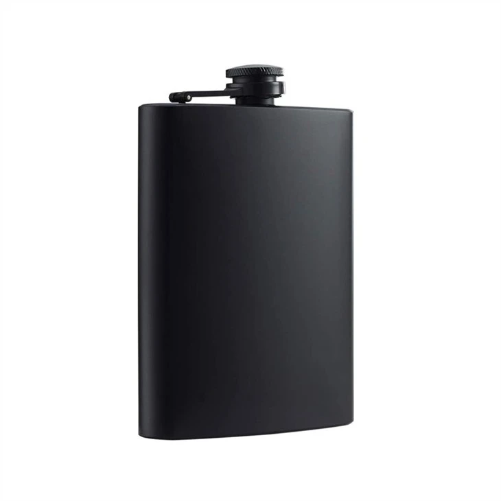 Stainless Steel Hip Flask Single Walled Mens Vodka Flask Custom Logo
