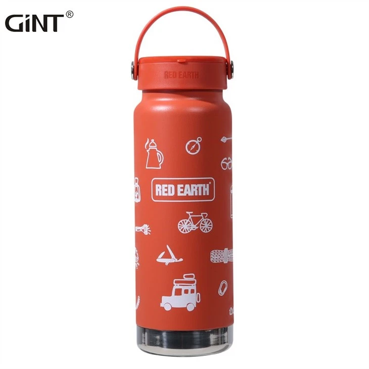 Stylish Stainless Steel Double Wall Vacuum Insulated Drinking Water Bottle Flask factory