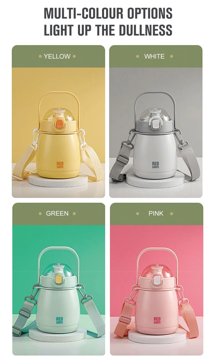 900ML Cute Fat Water Bottle With Handle factory